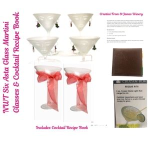 Three Carmen martini glasses reserved for etpaquette